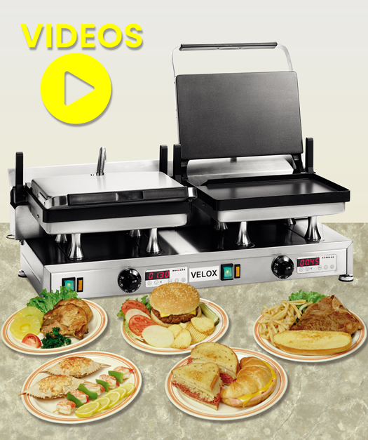 Velox High Speed Contact Grills and Panini Grills
